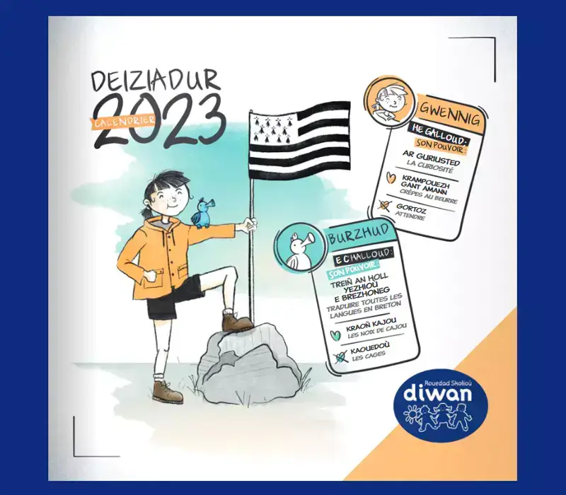 Calendrier Diwan 2023 | Skoazell Diwan Plougerne