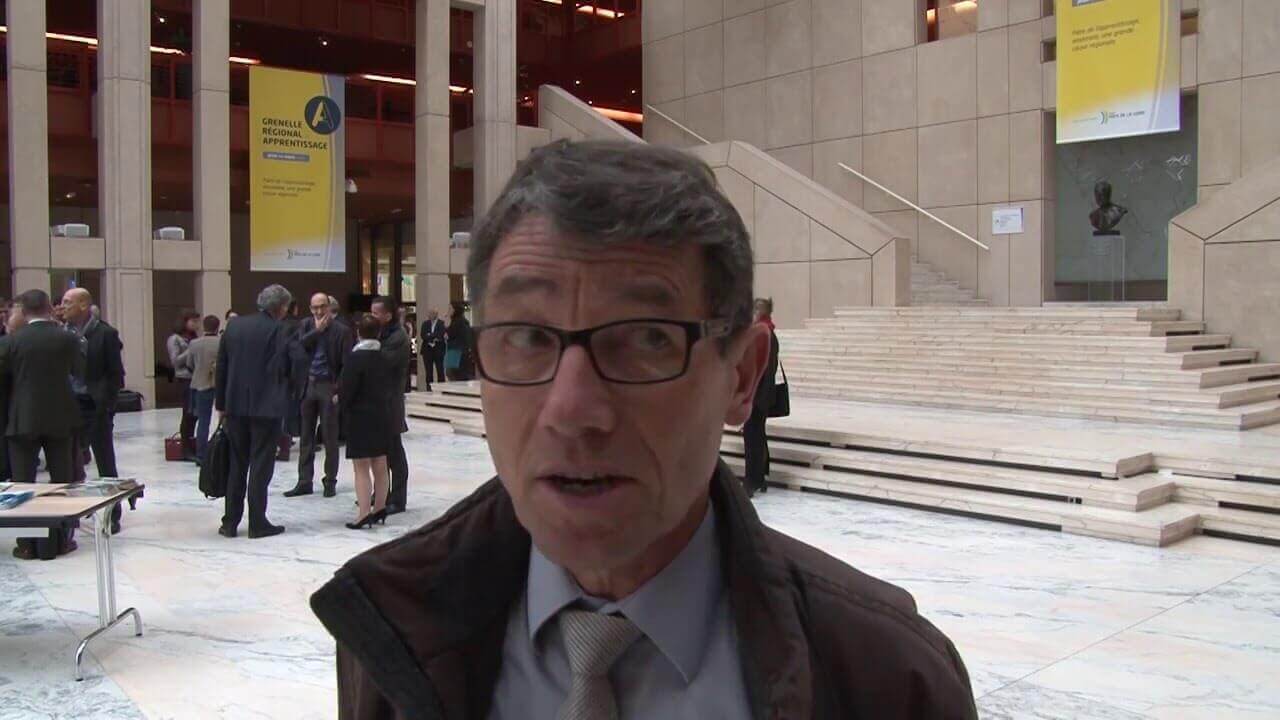 Interview de Alain Lehébel lors du 1er Grenelle de l'apprentisage en Pays de la Loire