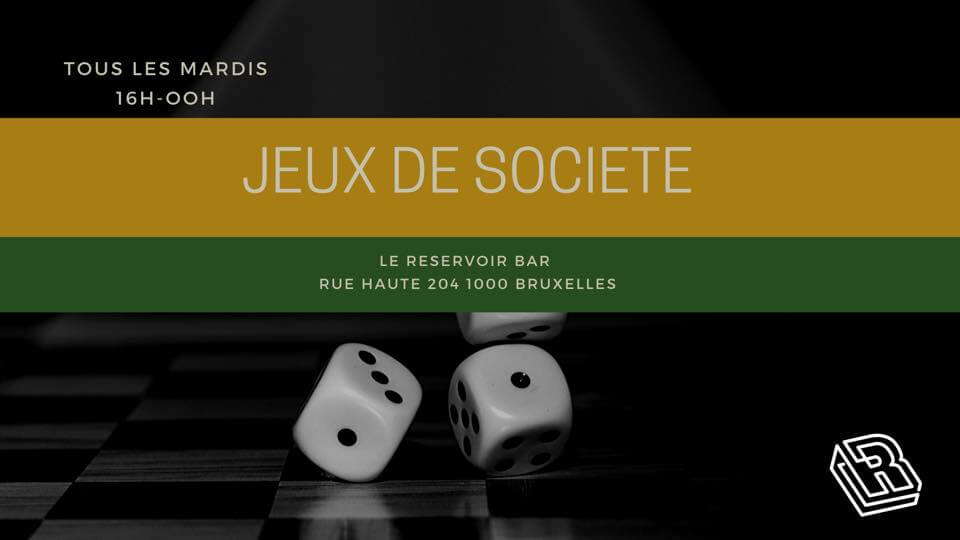 Le Reservoir X Jeux de société | Le Reservoir Bar