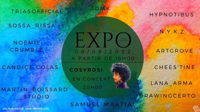 Le Reservoir bar vous invite à l'EXPO 8e édition + Cosy Rosie en concert | Le Reservoir Bar