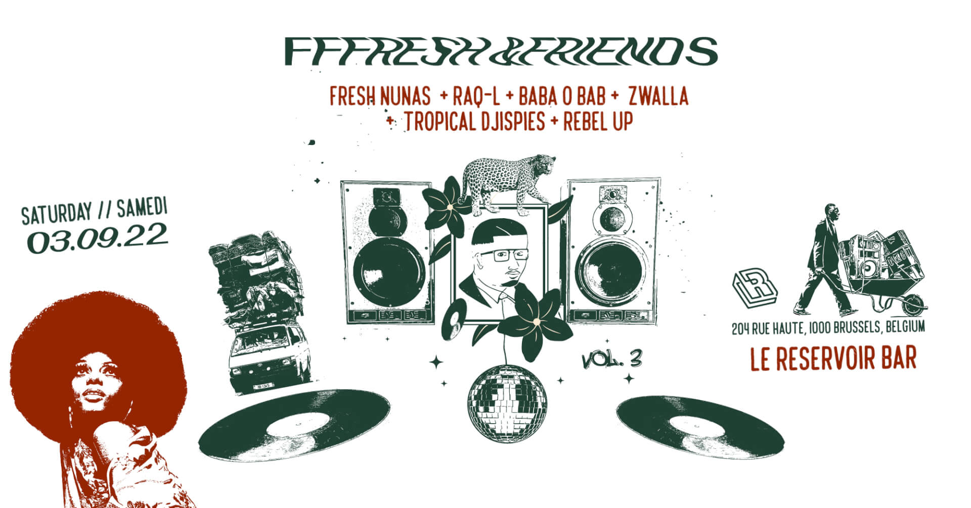 Le Reservoir bar invite FFFresh Nunas &Friends | Le Reservoir Bar