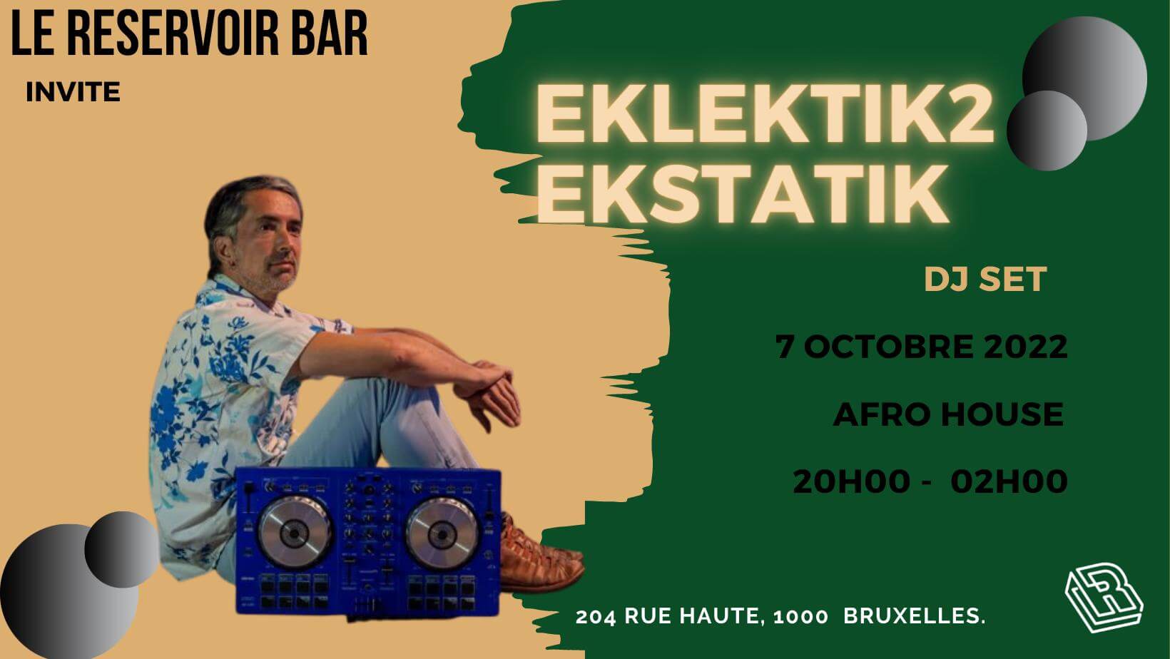 Le Reservoir bar invite Eklektik2Ekstatik | Le Reservoir Bar