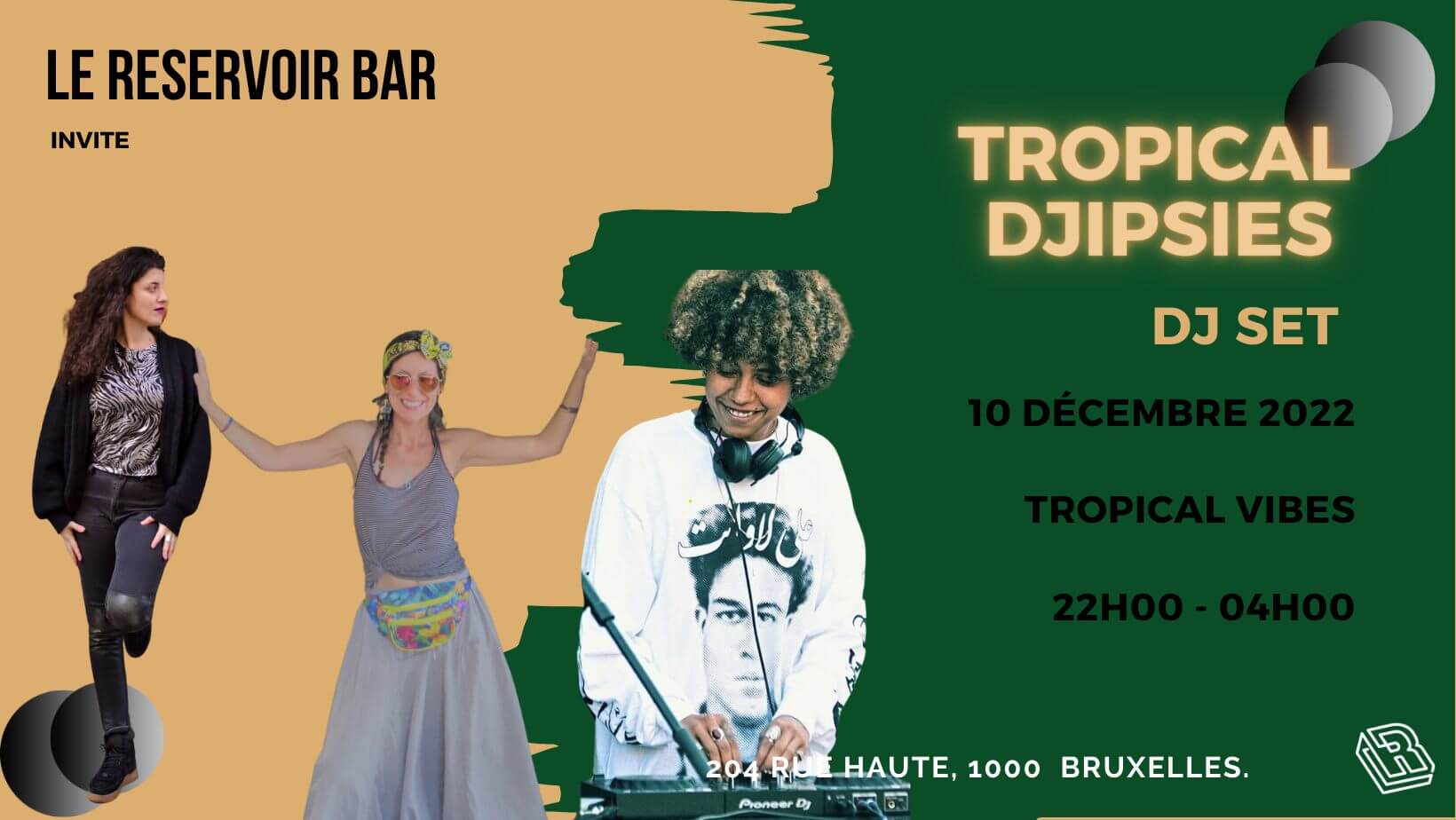 Le Reservoir bar invite Tropical Djipsies [ Multiple Bday ] | Le Reservoir Bar