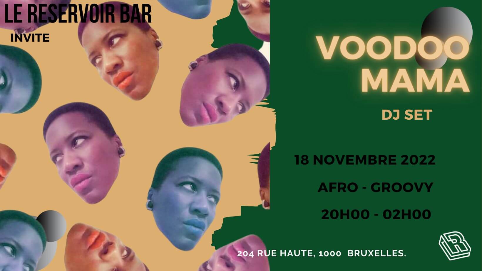 Le Reservoir bar invite Voodoomama | Le Reservoir Bar