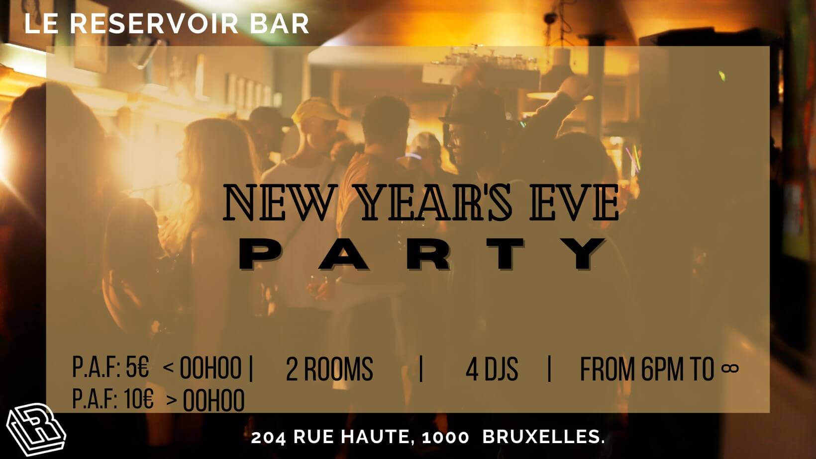 🎉Le Reservoir bar vous invite à sa NEW YEAR'S EVE PARTAY🎉 | Le Reservoir Bar