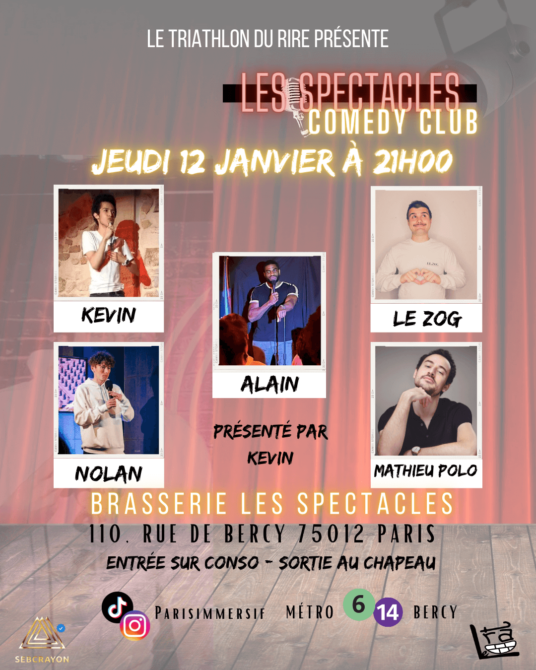 Les Spectacles Comedy Club | Le Trac
