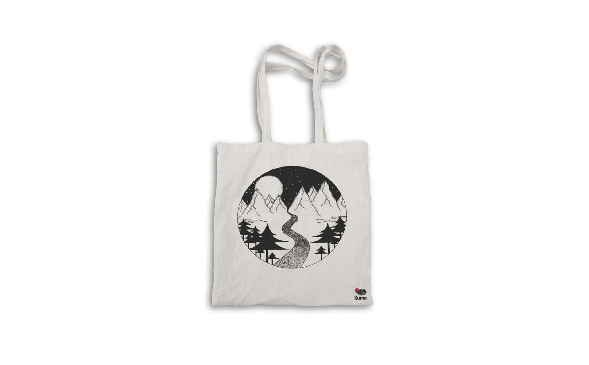 Sur la Route - Tote Bag - Blanc | Kumo