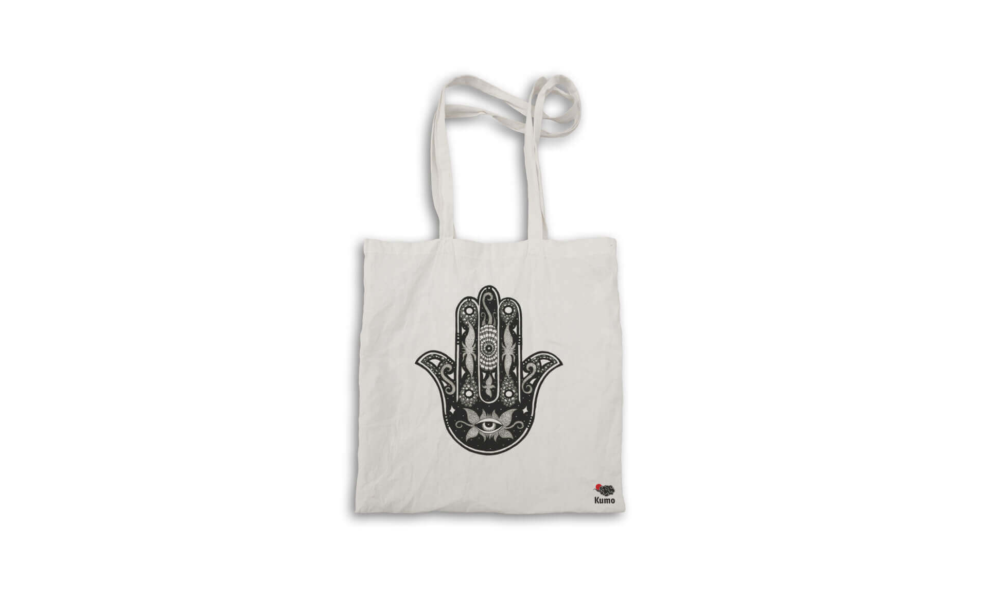 La Hamsa - Tote Bag - Blanc | Kumo