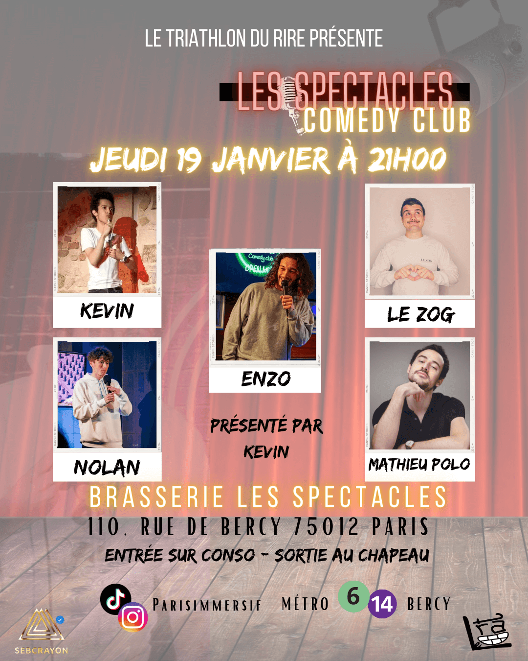 Les Spectacles Comedy Club | Le Trac