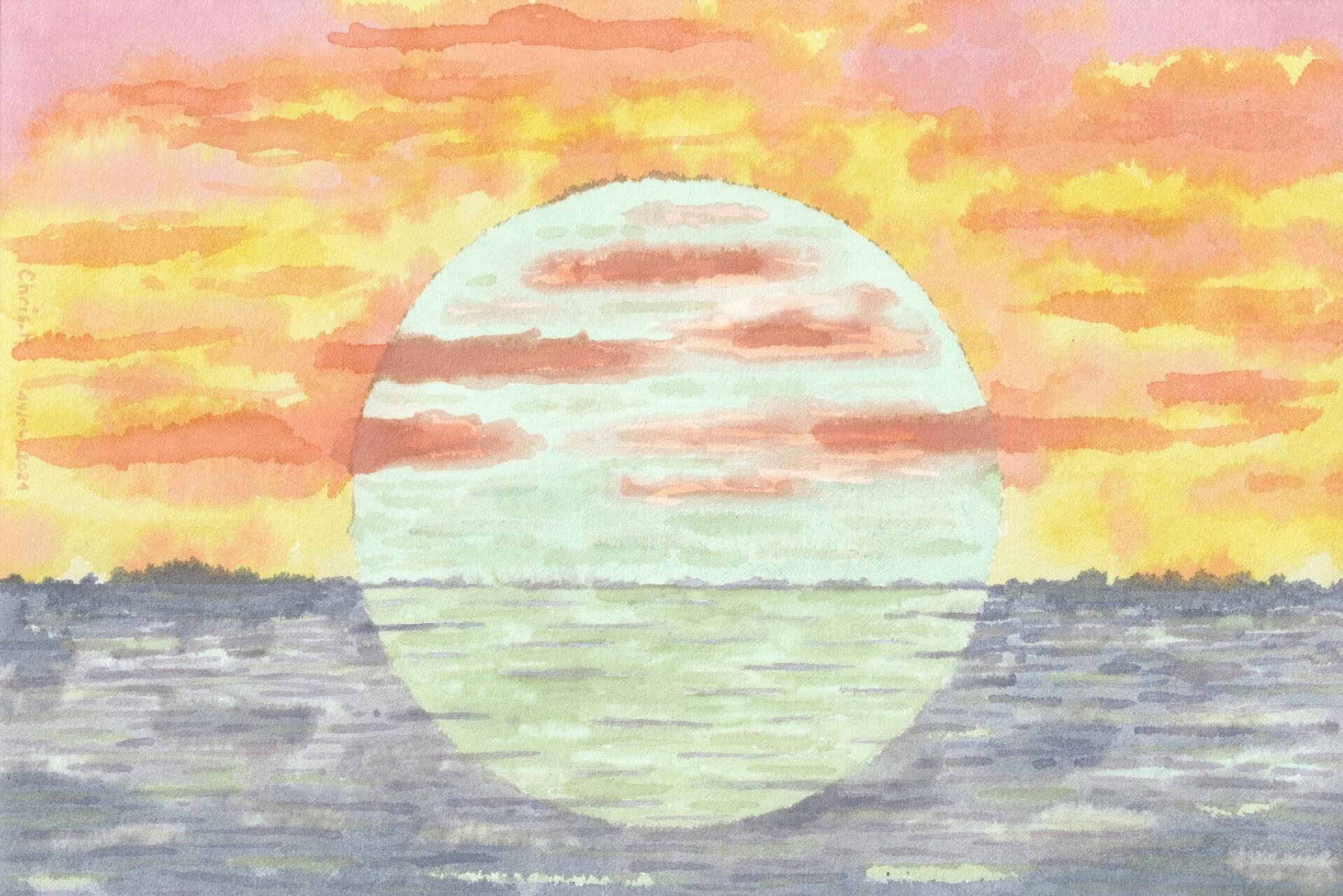 Soleil vert (grand) | christophe-henry