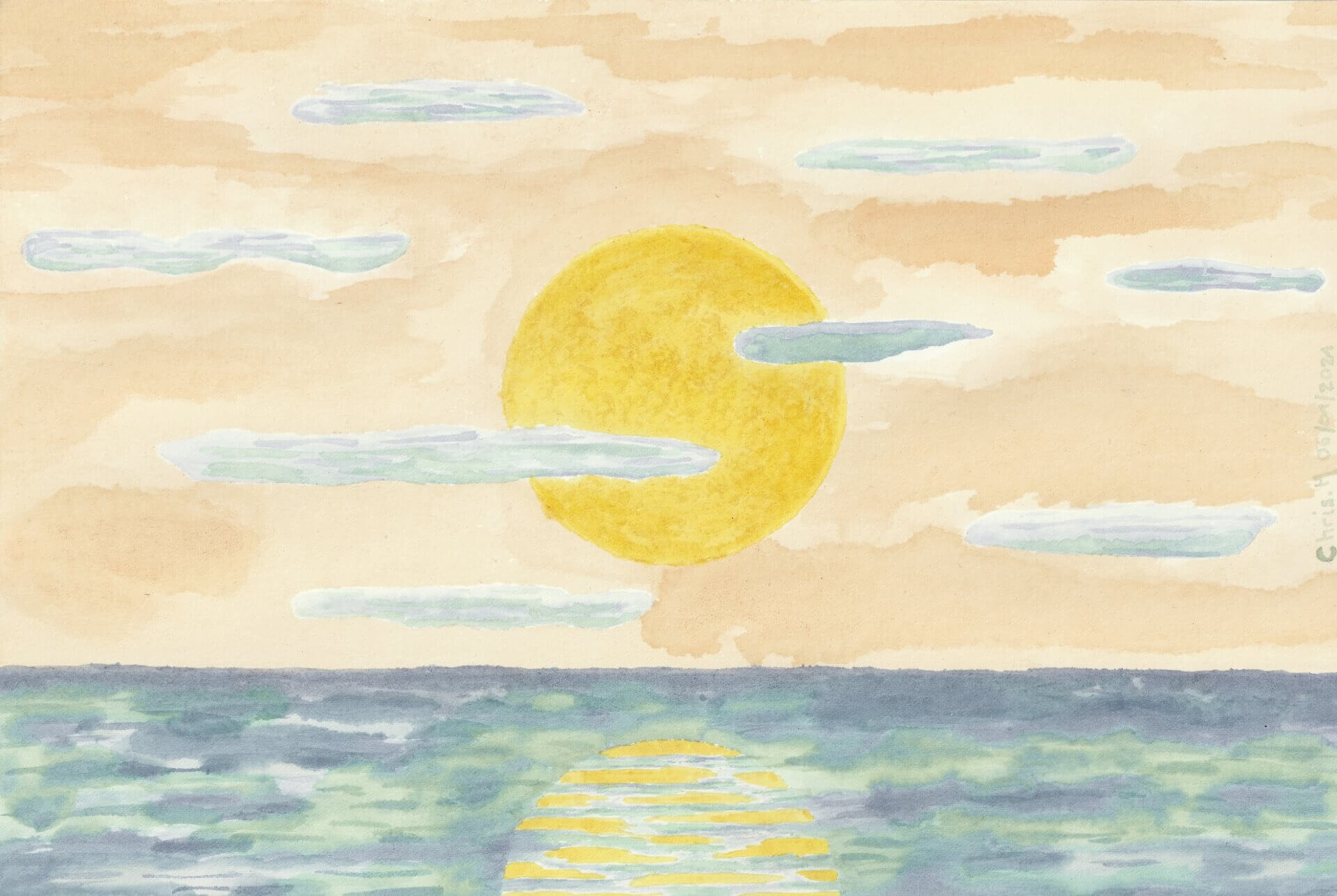 Soleil couchant | christophe-henry