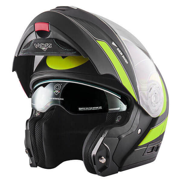Casque modulable Nos-helmet - NS8 flip up gaze fluor | Easy Scooter