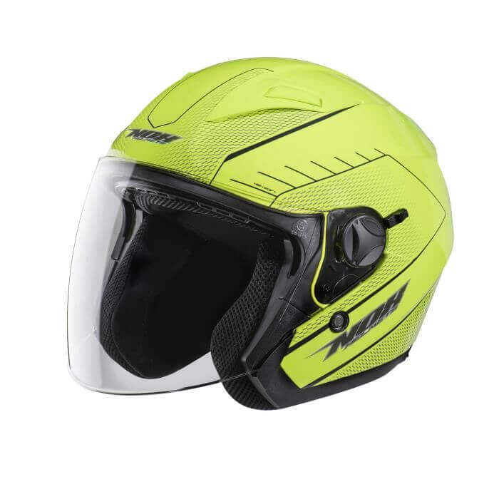 Casque NOX N 124 JAUNE | Easy Scooter