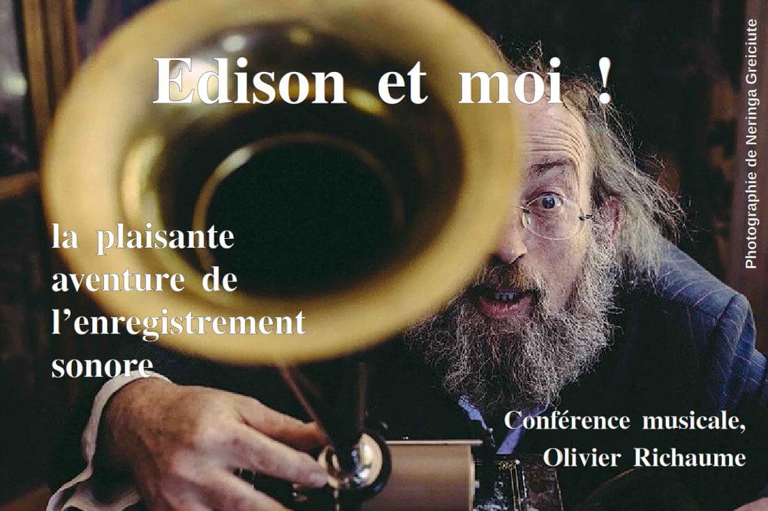 Conférence musicale "Edison et moi !" | Au Maquis