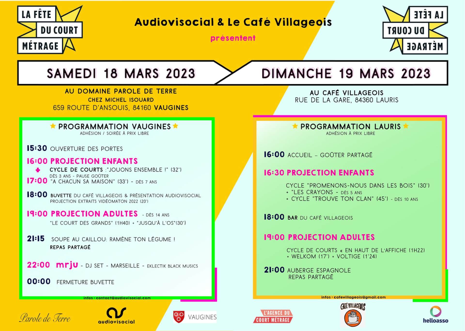 Fete du court metrage | Au Maquis