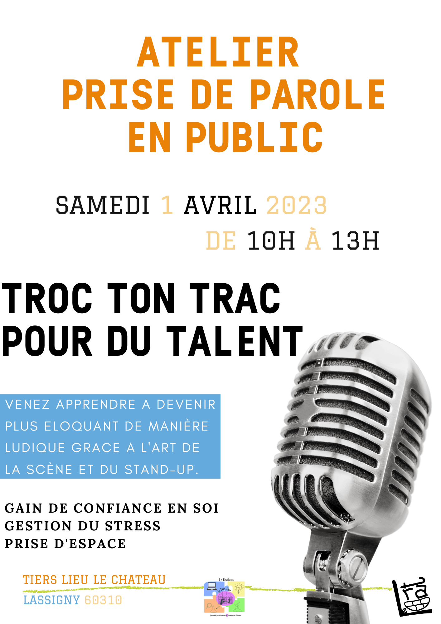 Atelier "Troc ton Trac pour du Talent" | Le Trac