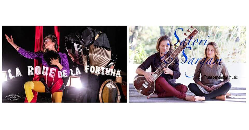 Spectacle La Roue de la Fortuna et Concert de Satori & Sargam | Au Maquis