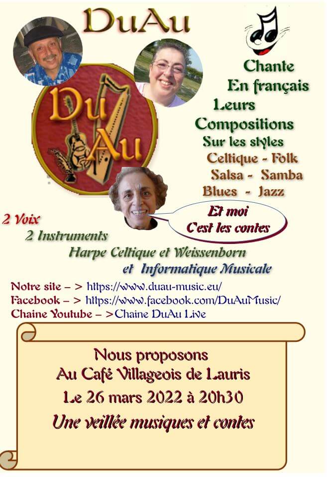 DuAu, veillée musiques et contes | Au Maquis