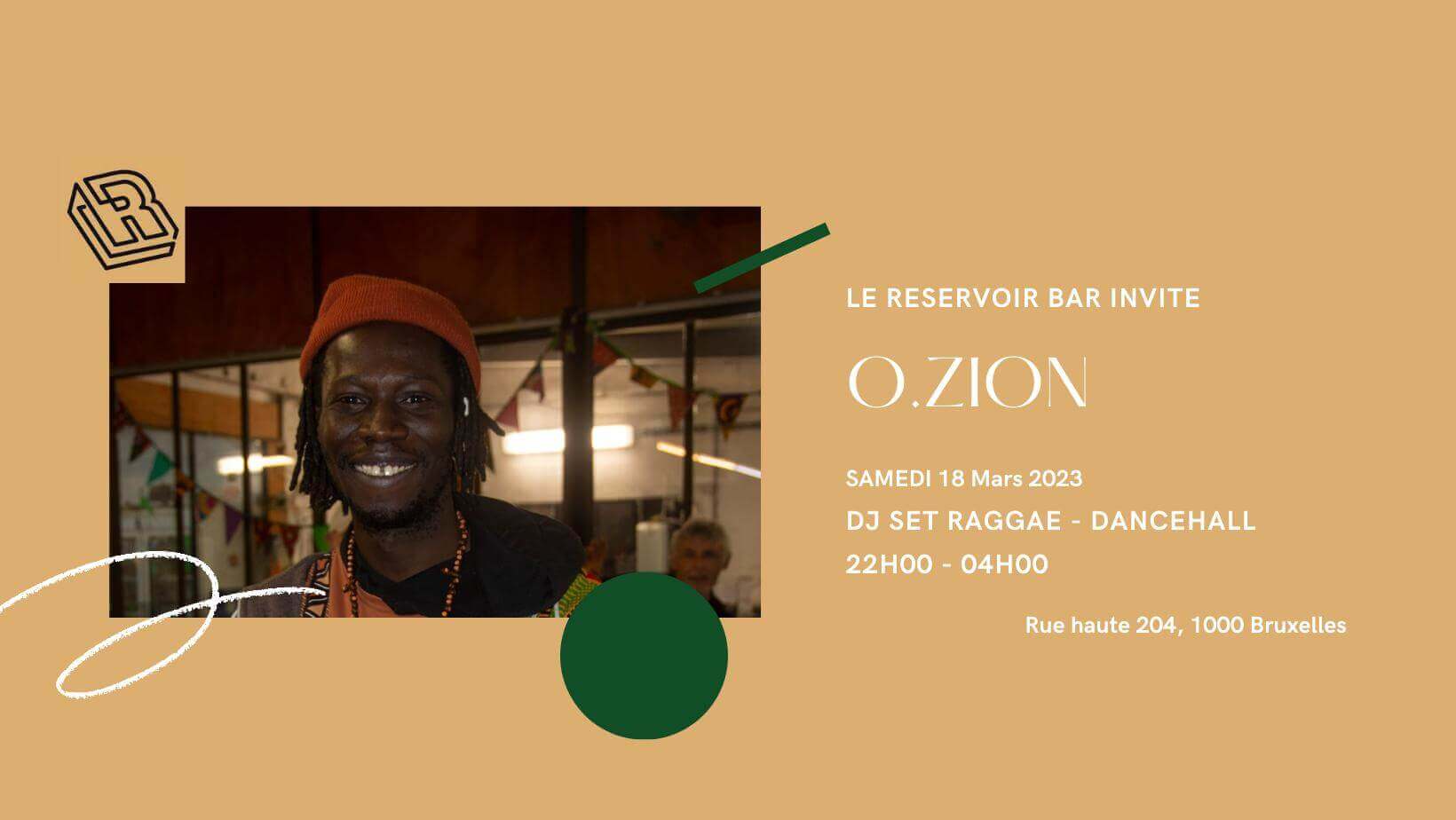 Le Reservoir presents VIBES UP #10 hosted by DJ O. ZION Ft DJ MOONA | Le Reservoir Bar