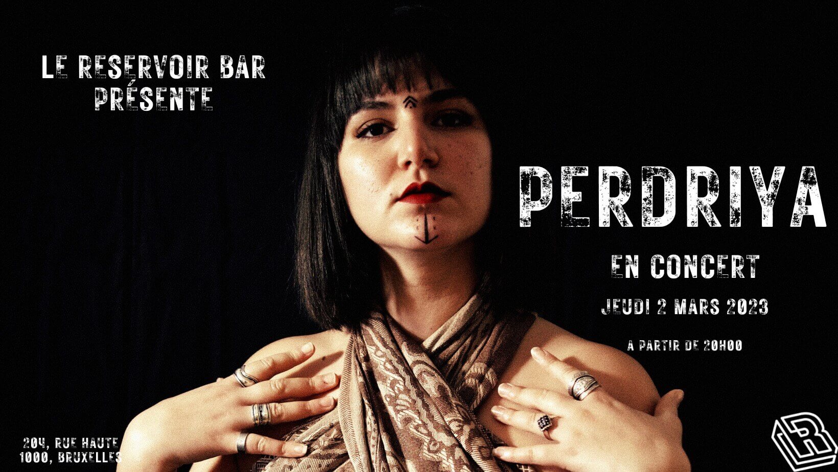 Le Reservoir bar présente Perdriya en concert | Le Reservoir Bar