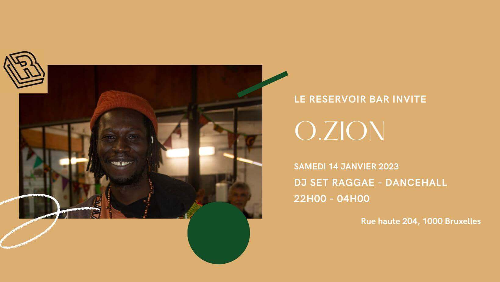 Le Reservoir presents VIBES UP #9 hosted by DJ O. ZION | Le Reservoir Bar
