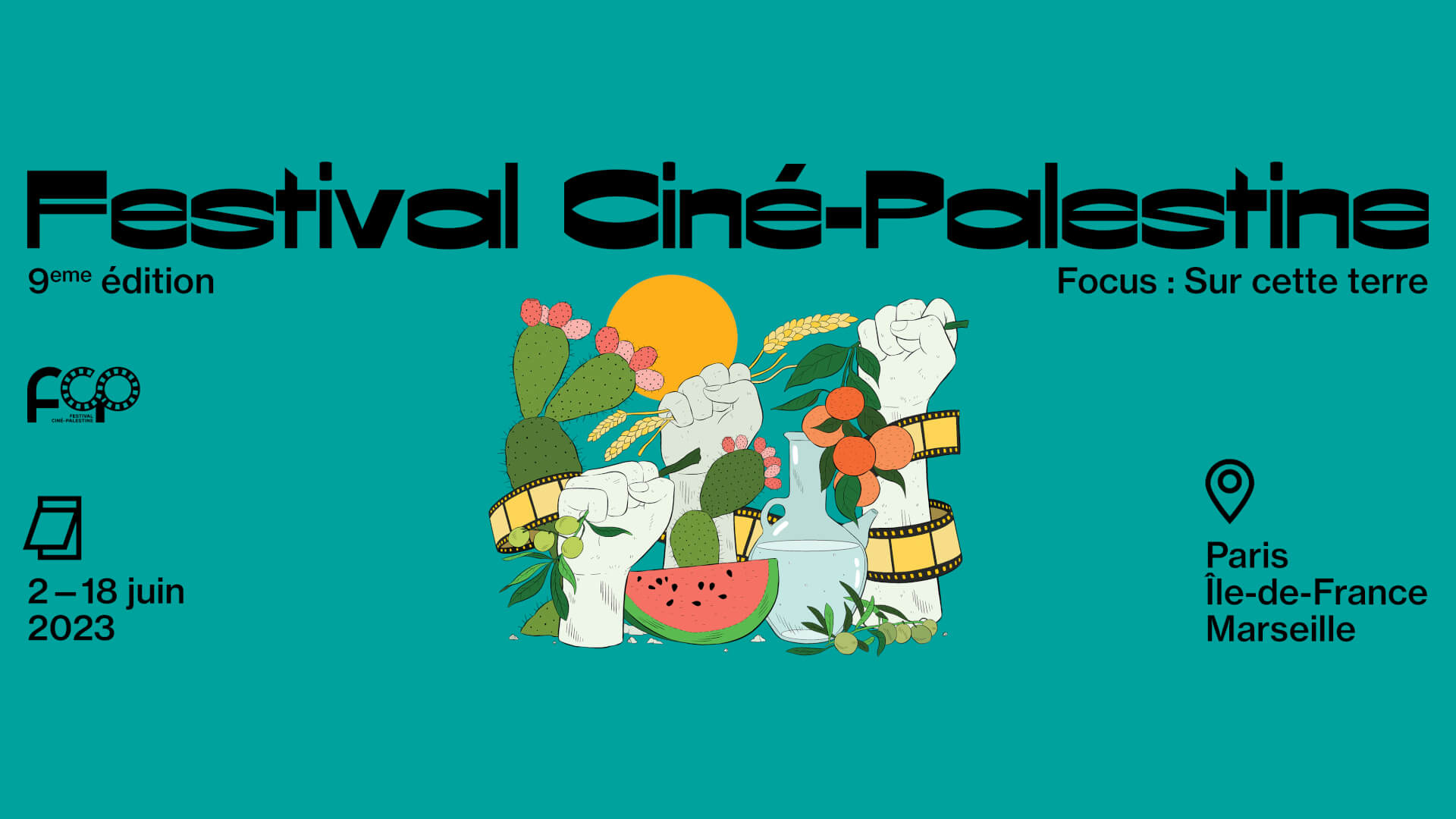 Clôture du FCP 2023 - Lauréats du Concours de courts-métrages + La Mémoire Fertile de Michel Khleifi | Festival Ciné-Palestine - FCP