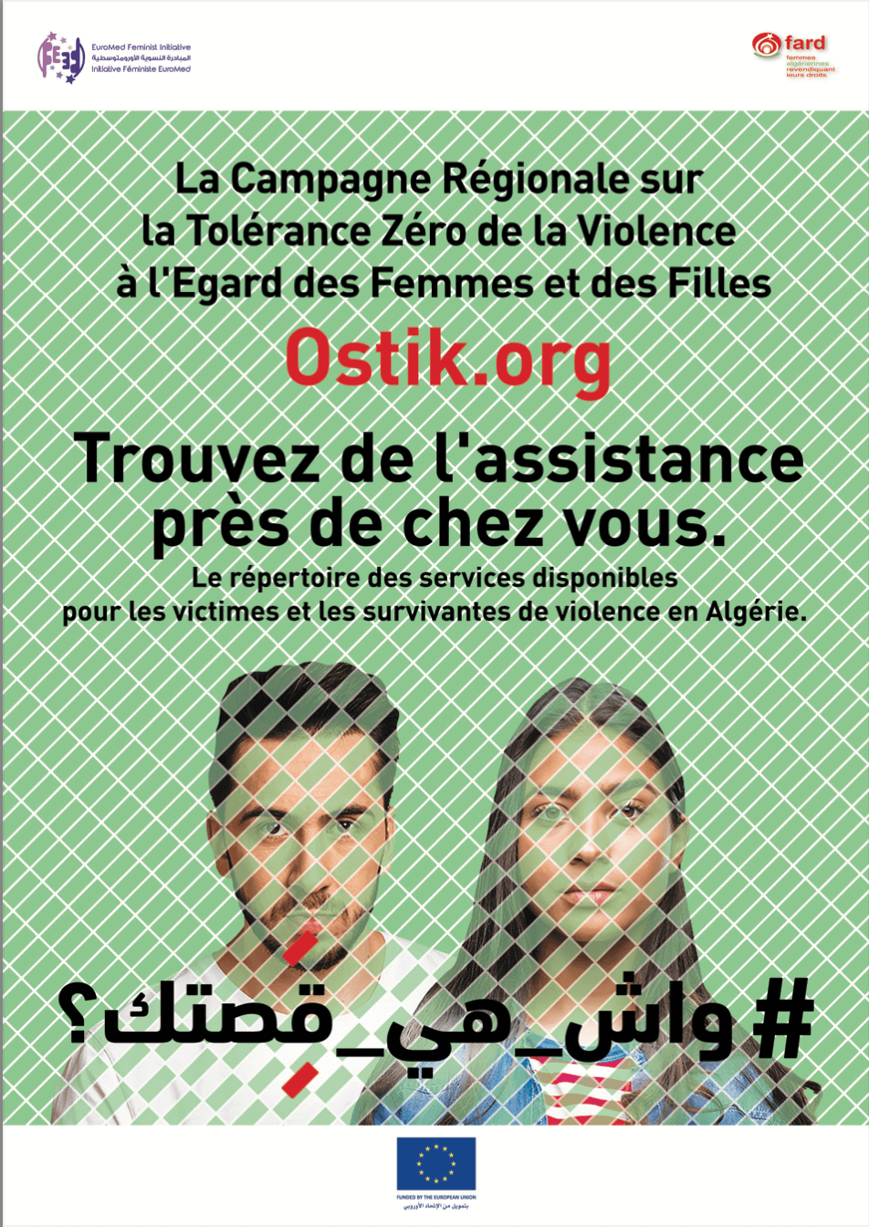 (French and Arabic only) Algeria: Directory of services available for victims of VAWG | EFI - EuroMed Feminist Initiative