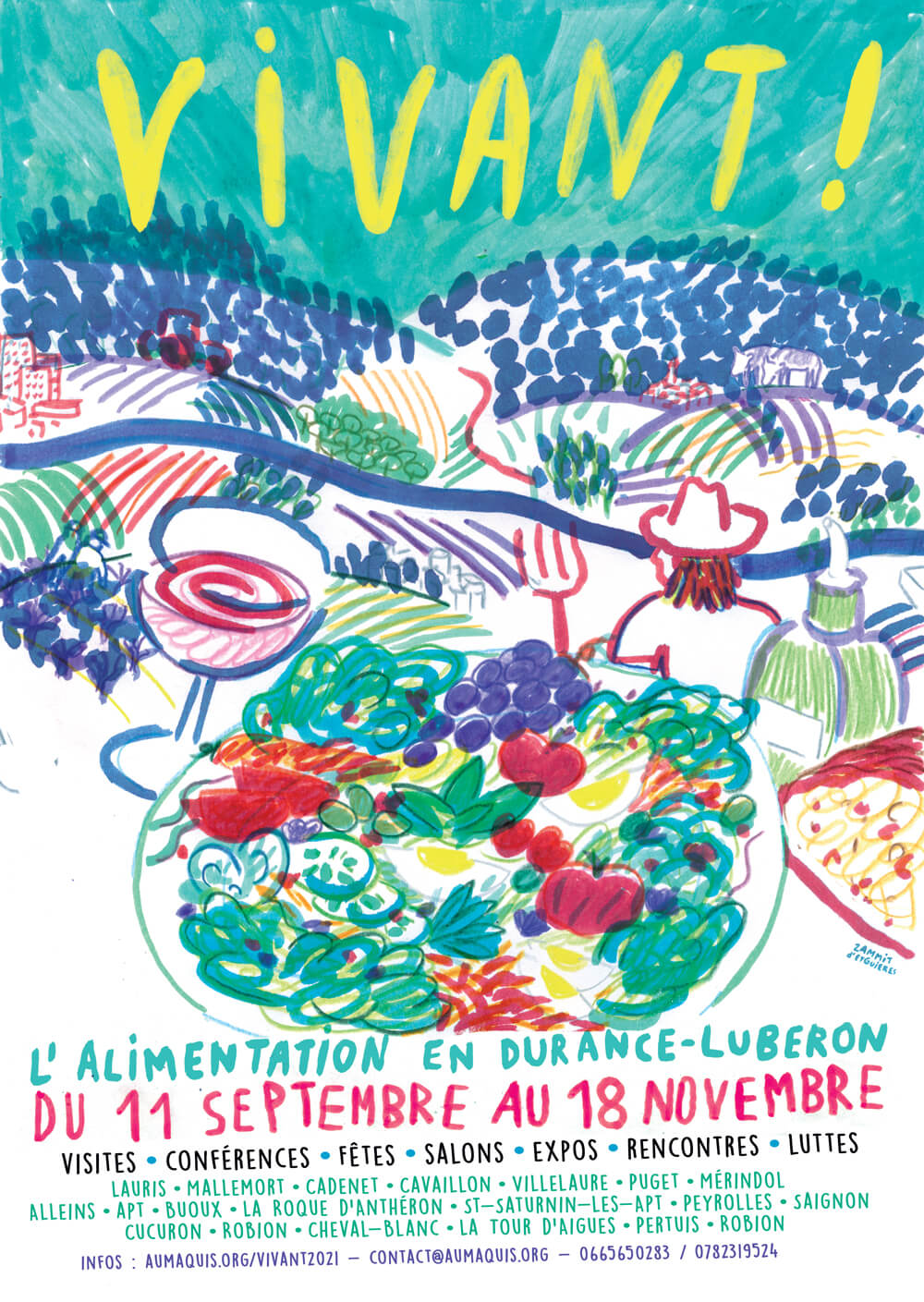 Affiche Vivant! #3 | Vivant·e !