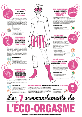 Les 7 commandements de l' ÉCO-ORGASME | Générations Cobayes