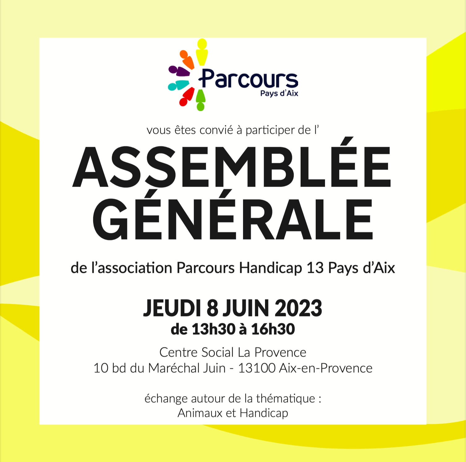 Assemblée Générale de l'association Parcours Handicap13 Pays d'Aix | La Ferme thérapeutique La Consoude