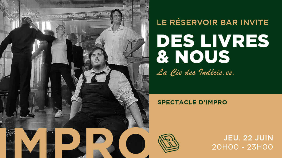 Le Réservoir bar invite "Des Livres & Nous" | Le Reservoir Bar