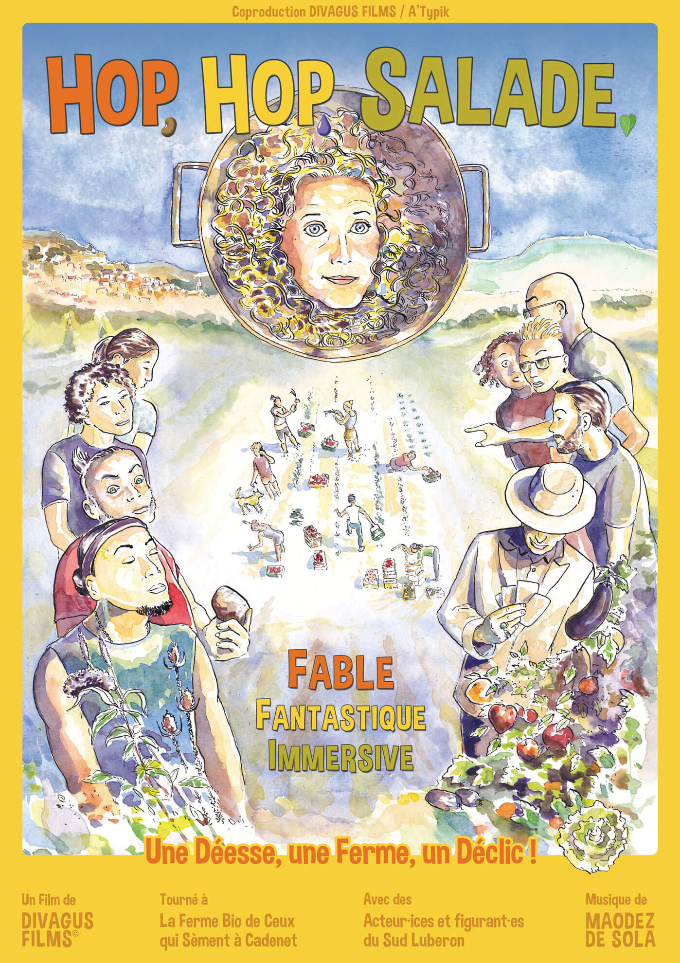 Projection hop hop salade et surprises ! | Au Maquis