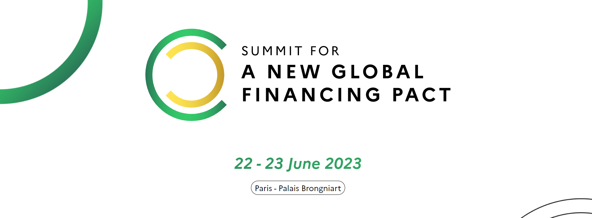 Summit for a new global financing pact | Forus