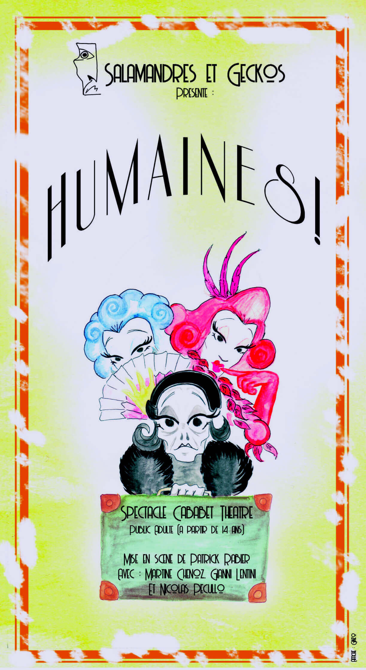 Humaines Affiche | Théâtre Marie-Jeanne