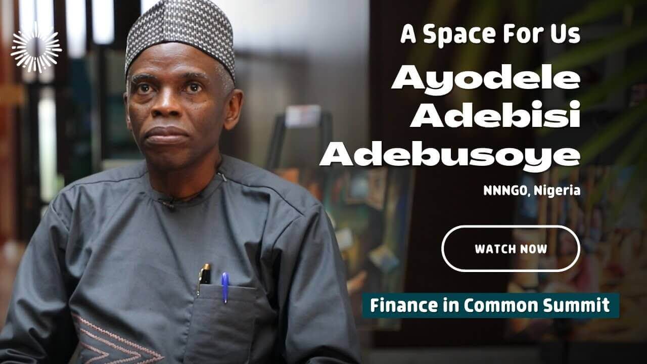 EN - #FICS2023 A Space with Us with Ayodele Adebisi Adebusoye, NNNGO | Forus