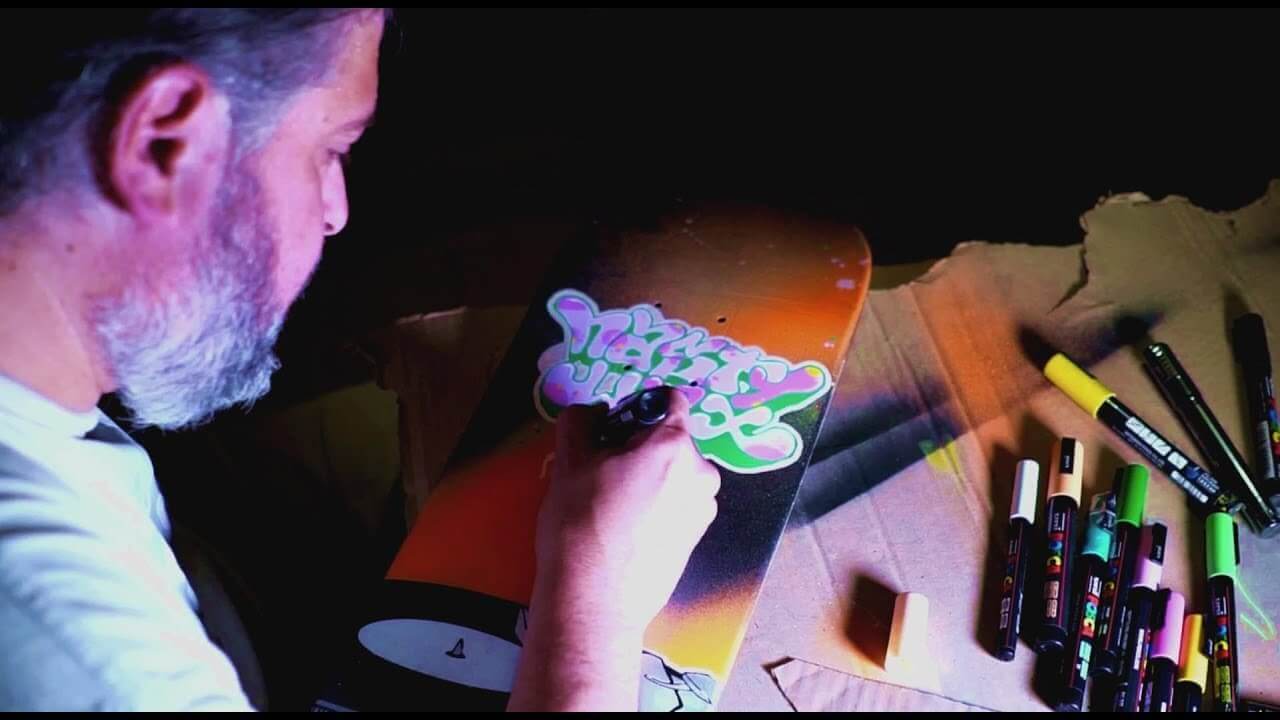 SKATEBOARD CUSTOM / NASTY WAX BY SNIC