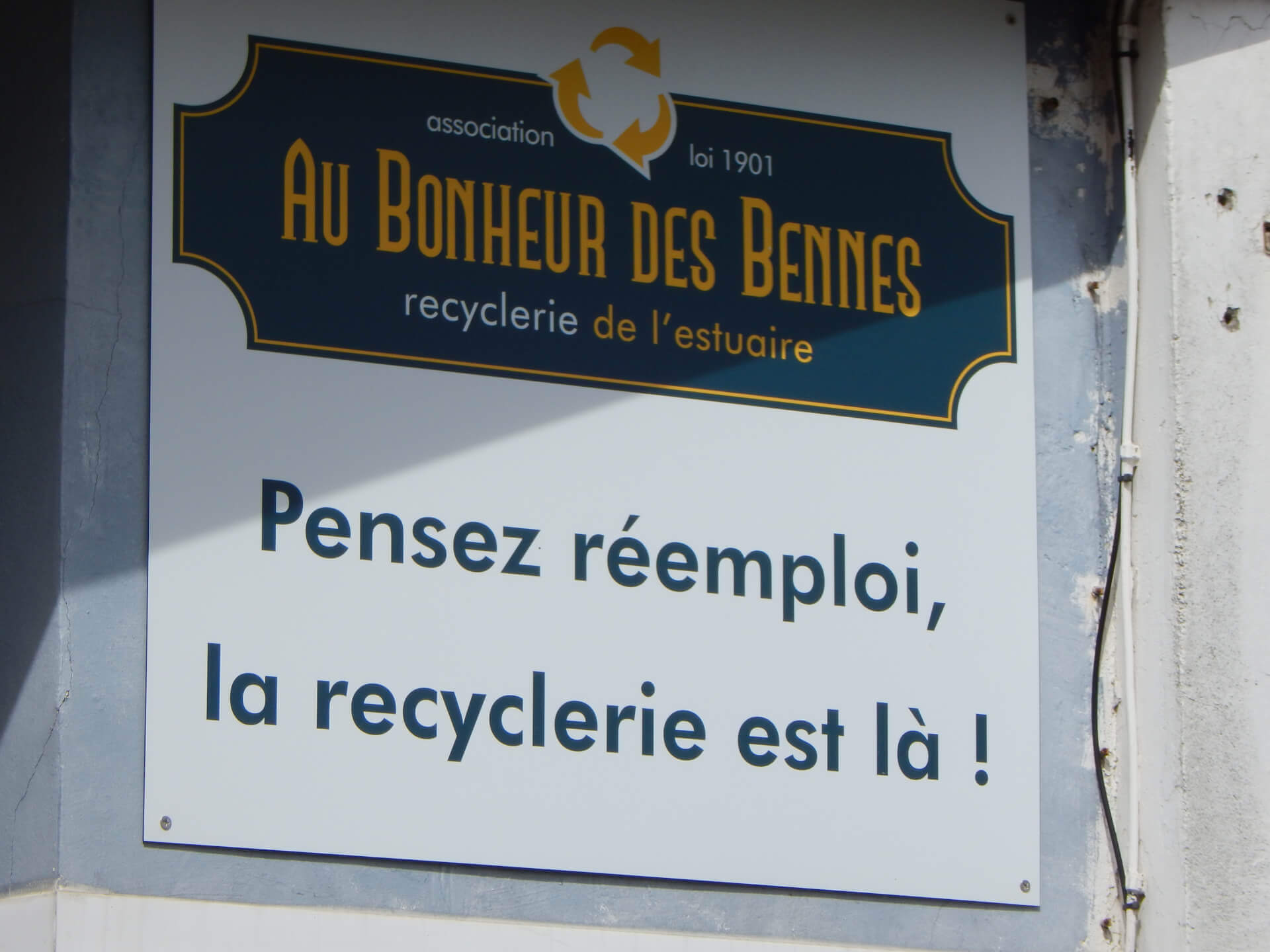 Pensez Réemploi la recyclerie Au Bonheur des Bennes est là à Saint-nazaire 44 | Au Bonheur des Bennes - recyclerie de l'estuaire