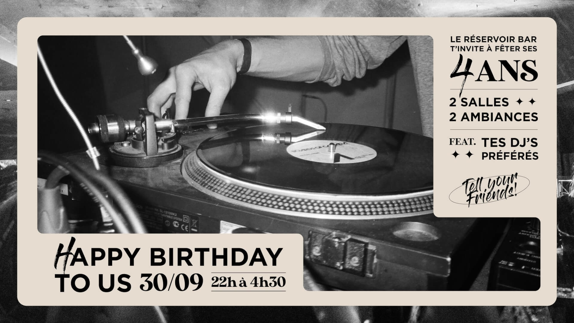 Le Réservoir bar fête ses 4 ans 🎂 ! | Le Reservoir Bar