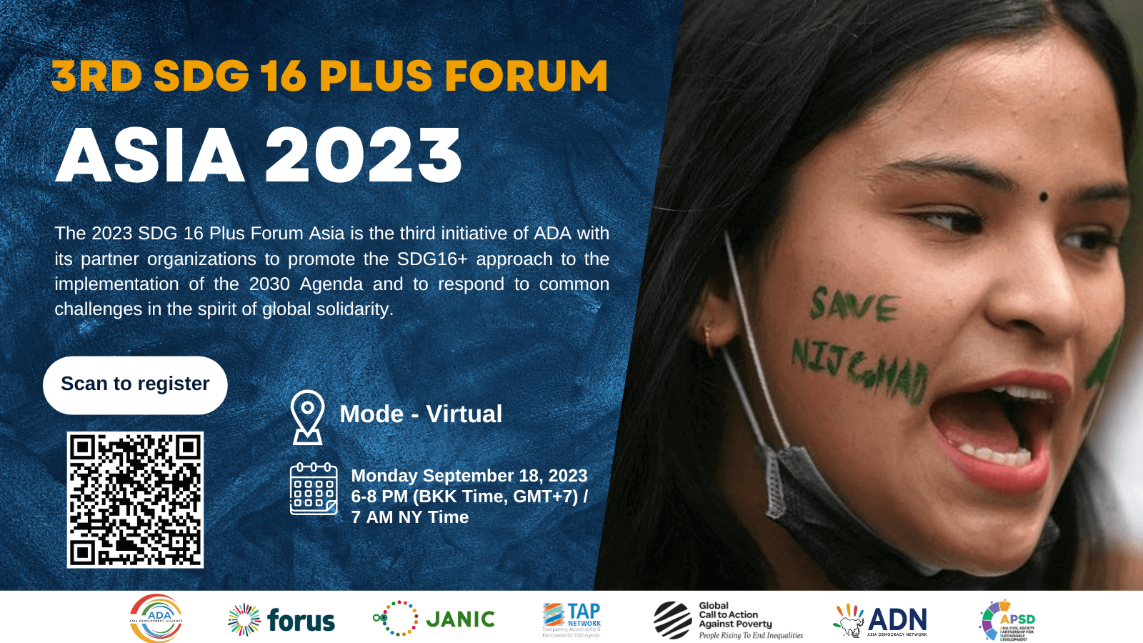 📅 The 3rd SDG 16 Plus Forum Asia | Forus