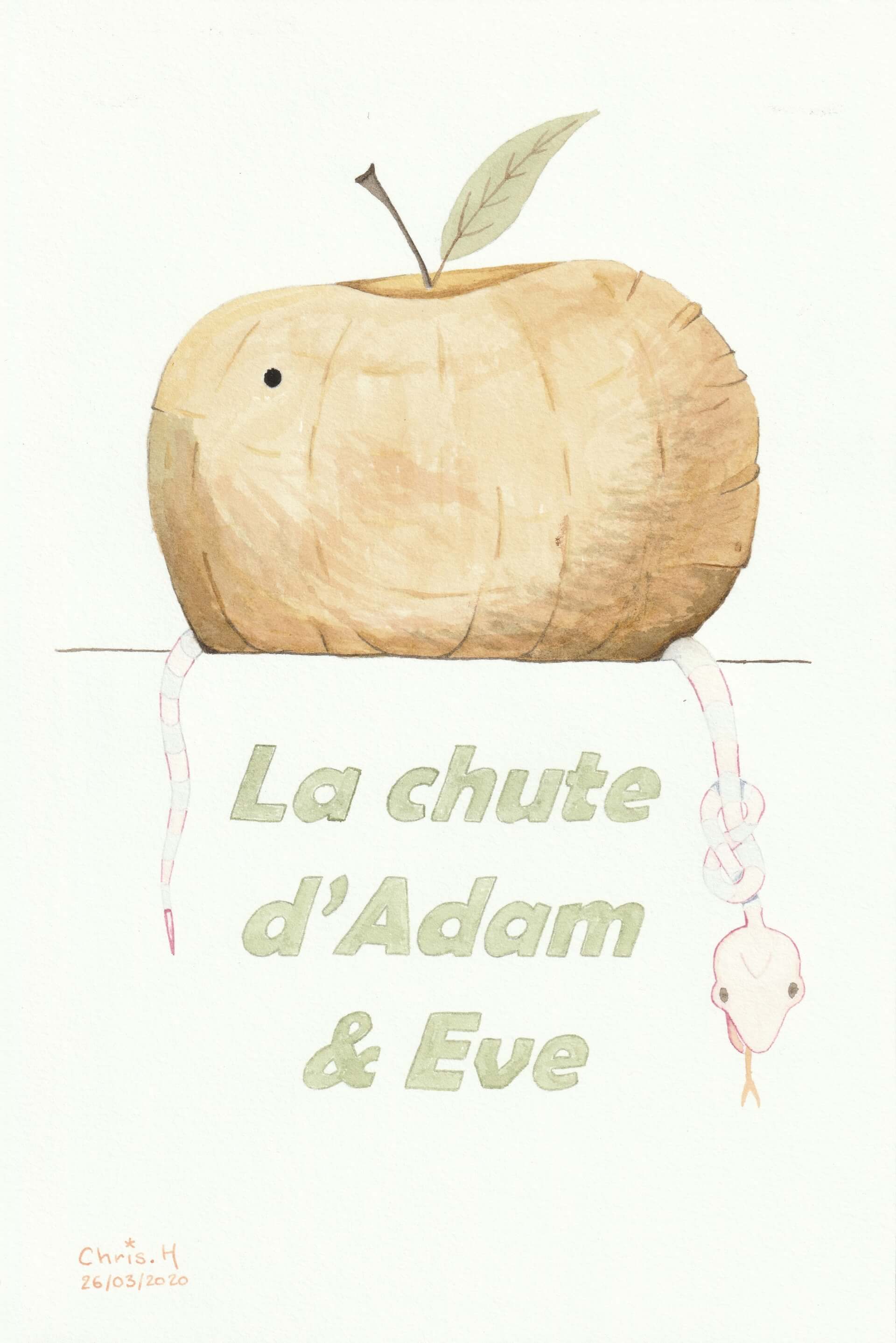 La chute d'Adam & Eve | christophe-henry