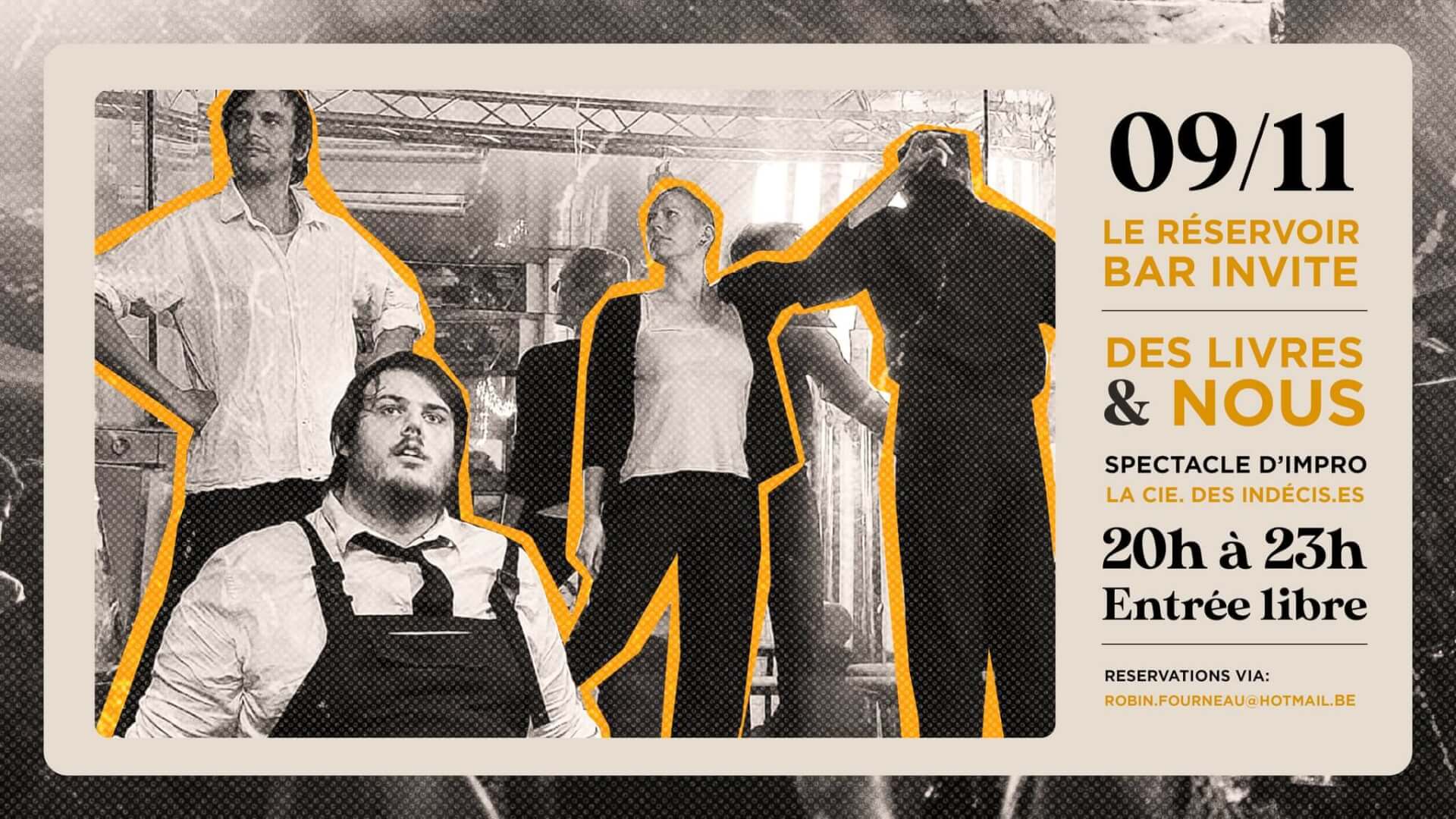 Le Réservoir bar invite Des Livres & Nous | Le Reservoir Bar