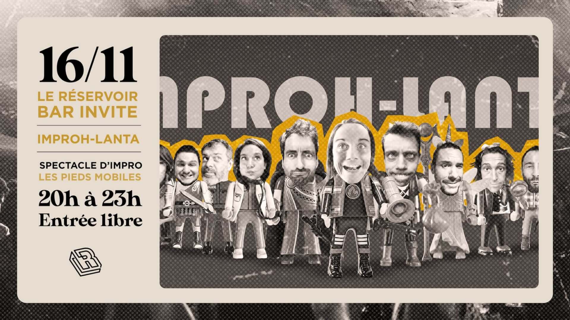 Le Réservoir bar invite IMPROH-LANTA | Le Reservoir Bar