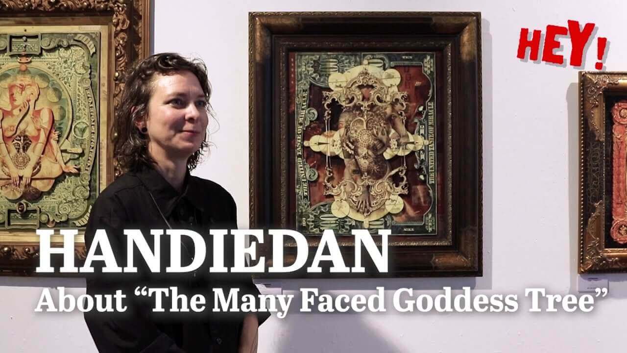 HANDIEDAN about her work "The Many Faced Goddess Tree".