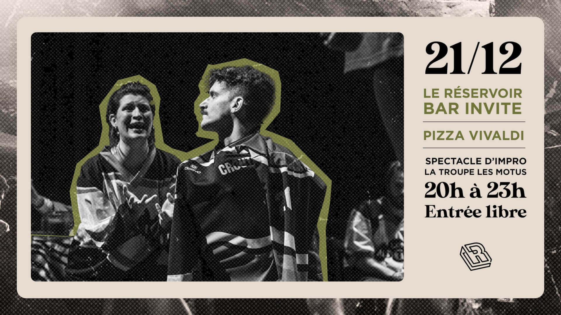 Le Réservoir bar invite PIZZA VIVALDI, un spectacle d'impro ! | Le Reservoir Bar