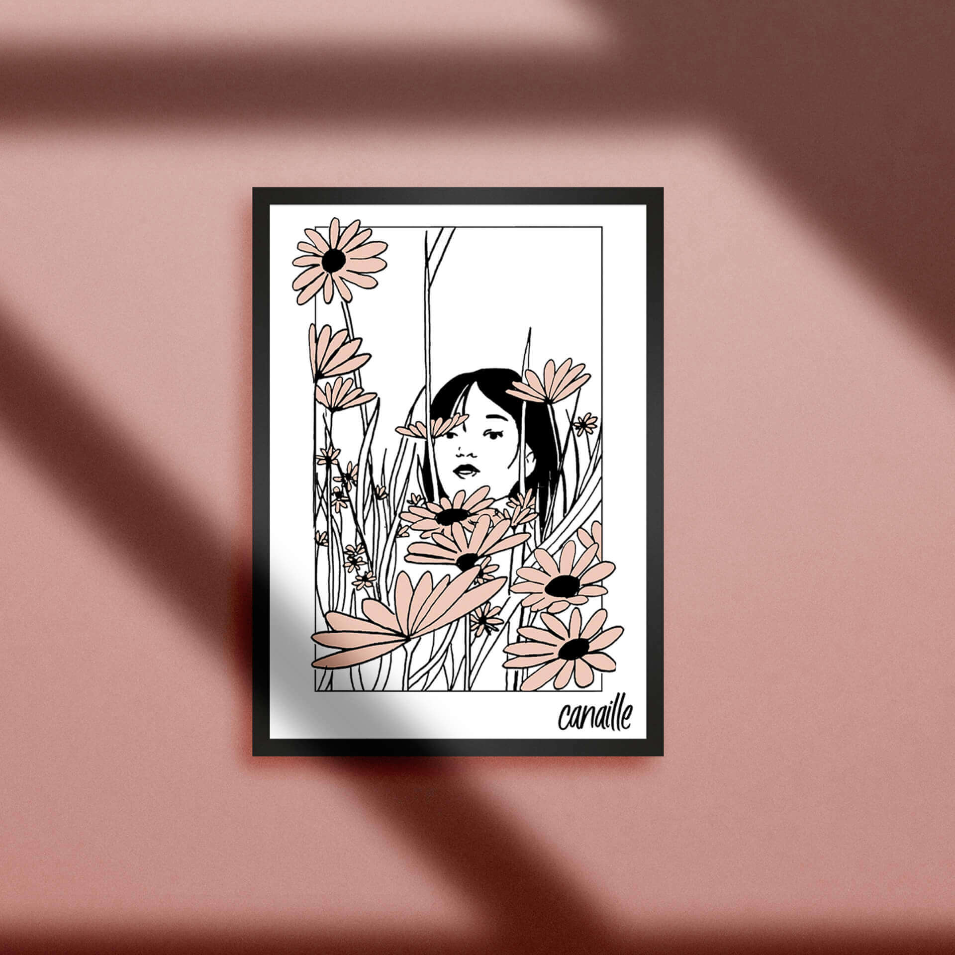 Affiche A3 - fleurs | Canaille Illustration