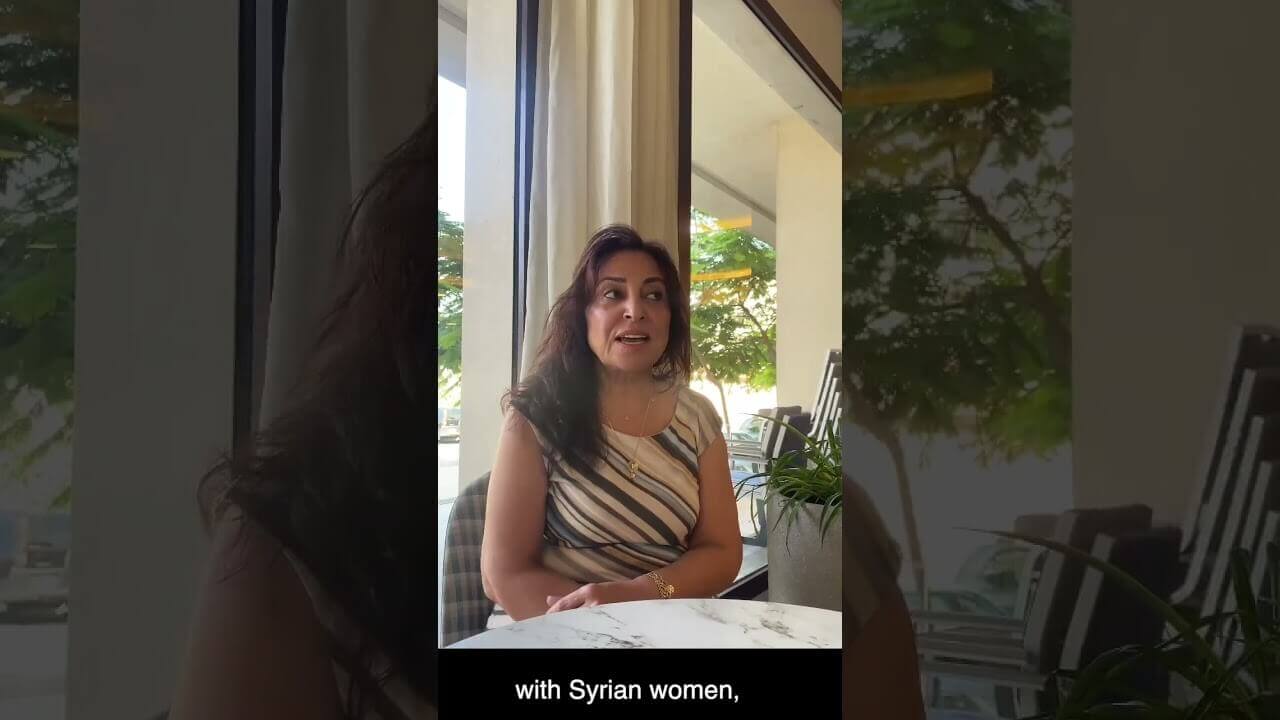 Ms. Khawla Dunia, Trainer at the Syrian Feminist School