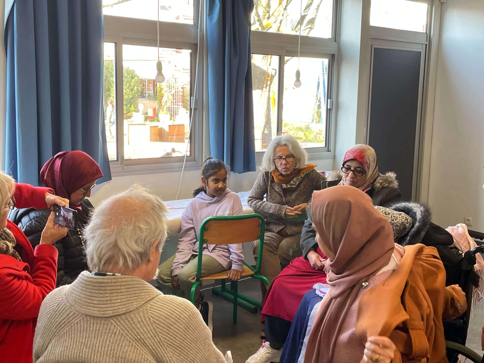 Accueil de l'Association Féminine Marocaine EL KHIR à Pantin | L'Outil en Main France