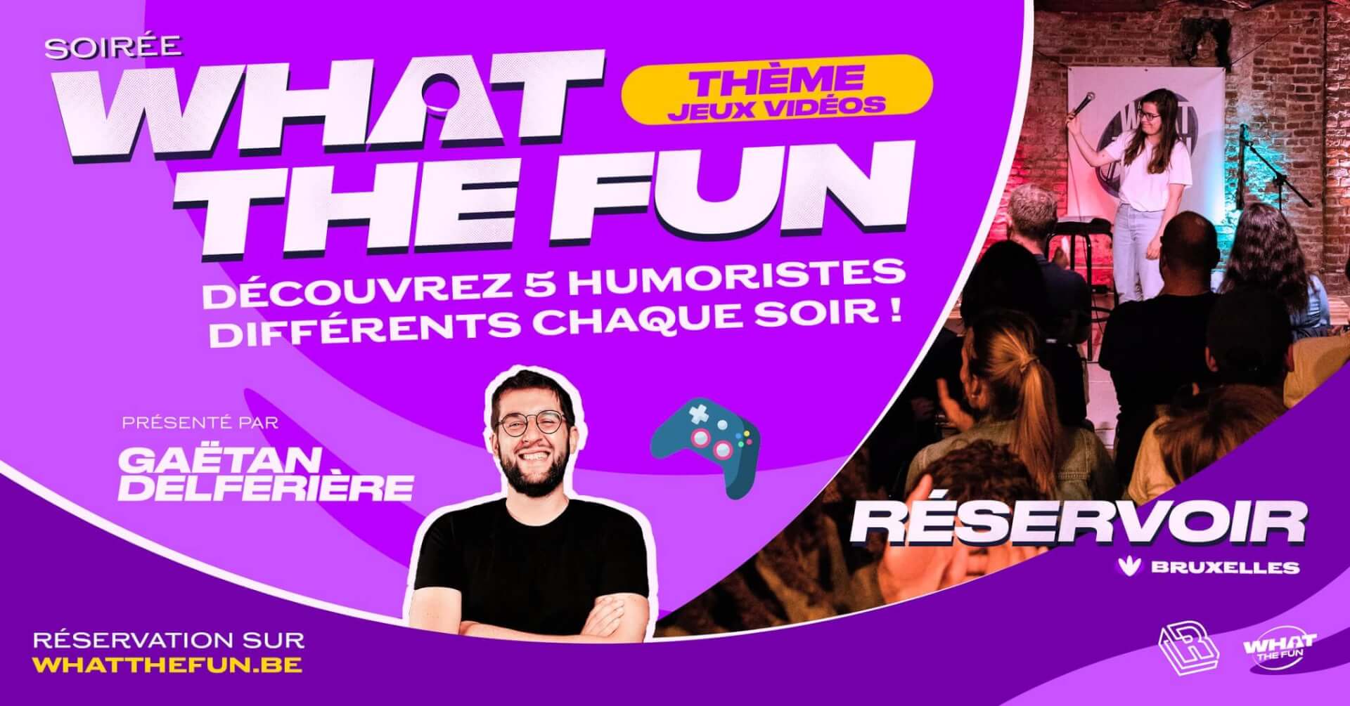 What the Fun au Réservoir - Soirée jeux vidéos | Le Reservoir Bar