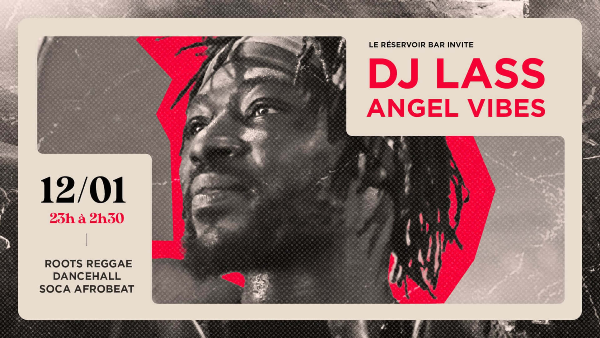 Le Réservoir bar invite DJLASS ANGEL VIBES | Le Reservoir Bar