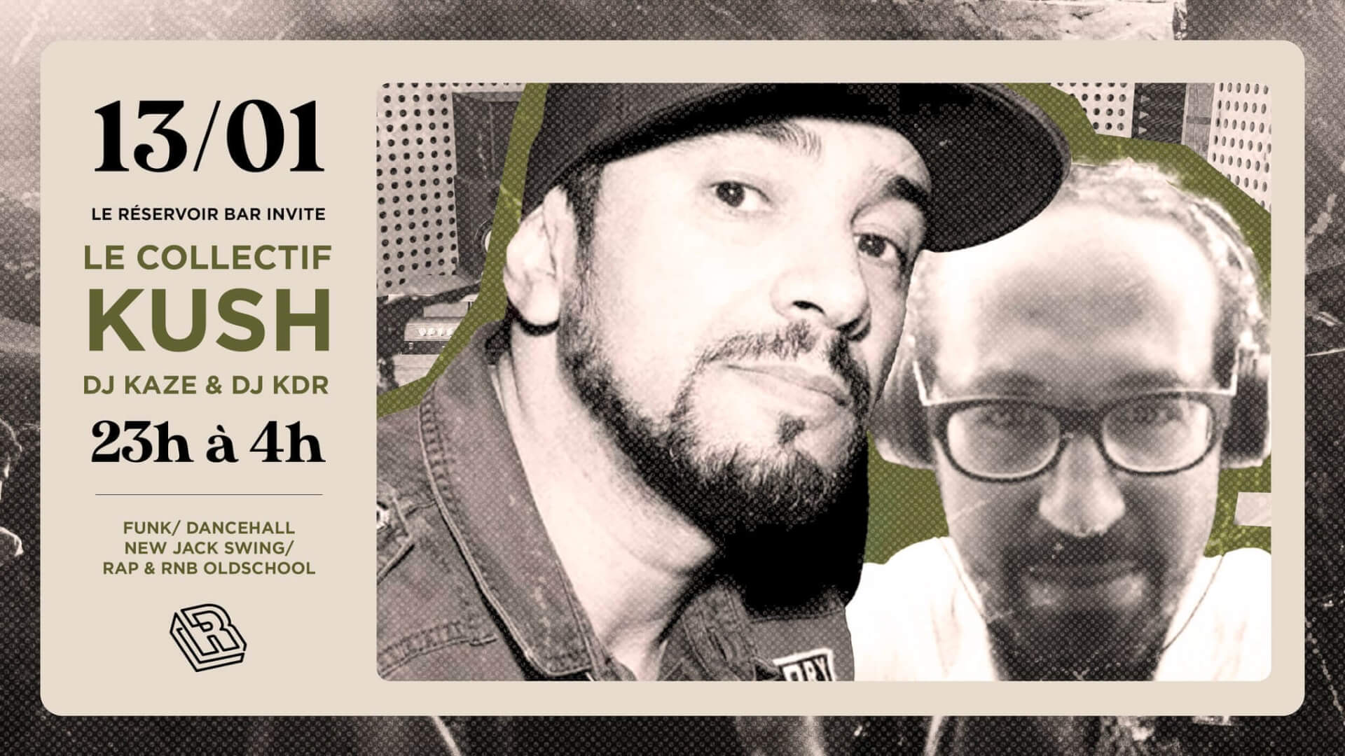 Le Réservoir bar invite le Collectif KUSH | Le Reservoir Bar